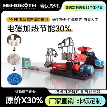PP PE 雙階高產(chǎn)造粒機組